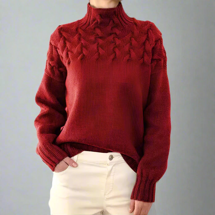 LEAH® | KNITTED PULLOVER - EcoEase Market